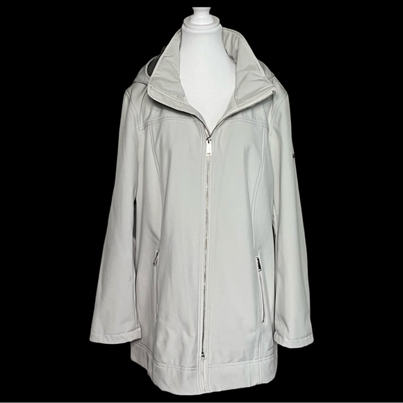 ANDREW MARC Long Softshell Utility Jacket Water Repellent XXL Utility Essential - Picture 5 of 7